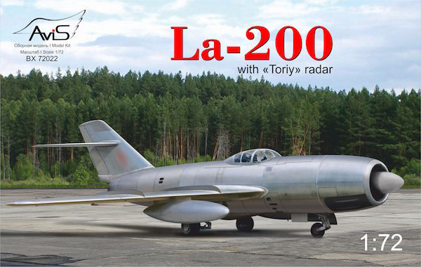 Ла-200 з радаром "Торій" збірна модель 1/72