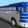 PD-3751 Silversides Bus "Greyhound Lines" автобус збірна модель