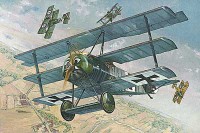 Fokker F.I літак винищувач збірна модель