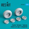 Hawker Tempest/Typhoon wheels set type 2  (weighted) 1/72