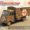 Lastkraftwagen 3.5 AHN с будкой, Германская военная машина скорой помощи 2 МВ