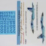 Numbers for Sukhoi Su-27S Ukranian Air Forces digital camouflage decals