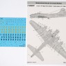 Технічні написи на B-17 Flying Fortress