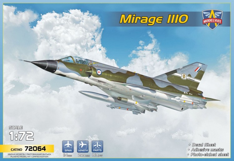 Mirage IIIO мультифункціональний винищувач збірна модель